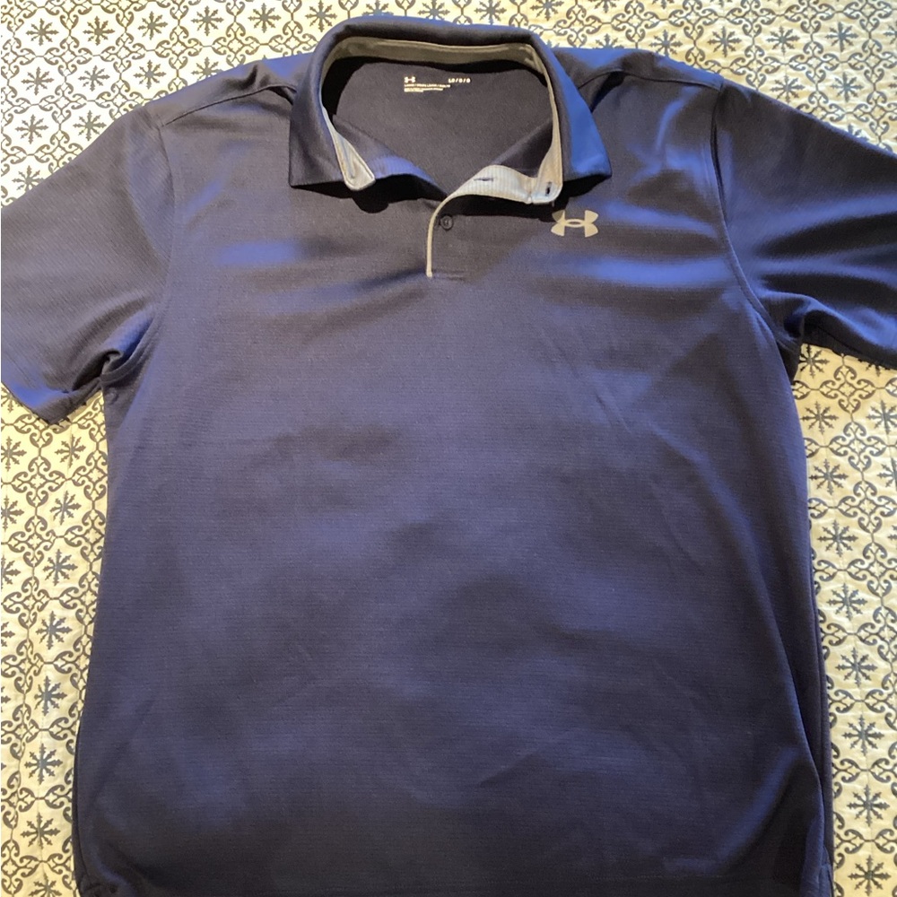 LG Men's Navy Polo Shirt